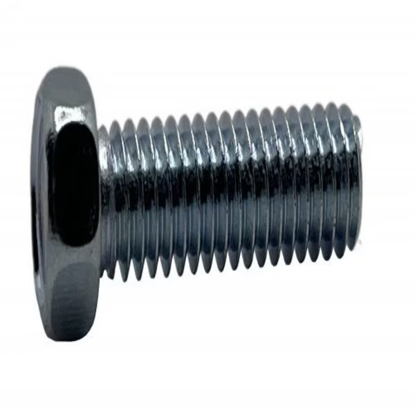 #10-24 x 1-3/4 in Slotted Hex Machine Screw, Zinc Plated Steel, Suburban Bolt And Supply, Mfr#: A0300120148HZ